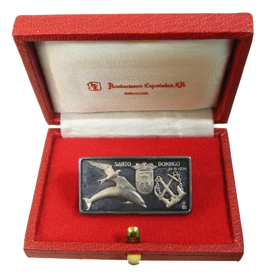 LINGOTE - 1976 - SANTO DOMINGO - GUANAHANI - ESTADOS UNIDOS