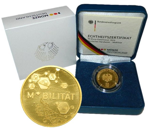 2024 - ALEMANIA - 50 EURO - MOVILIDAD - ORO
