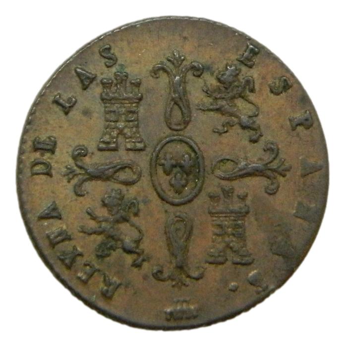 1846 - ISABEL II - 2 MARAVEDIS - SEGOVIA - EBC