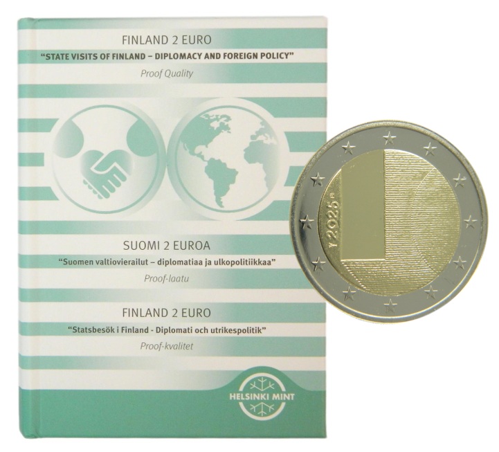 2025 - FINLANDIA - 2 EURO - DIPLOMACIA Y POLITICA EXTERIOR - PROOF