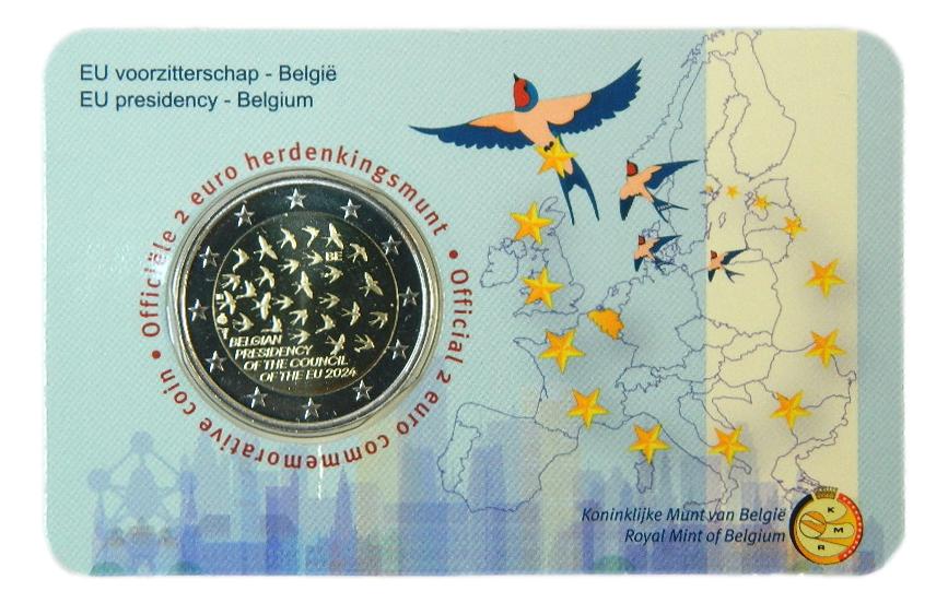 2024 - BELGICA - 2 EURO - PRESIDENCIA UE - HOLANDES - COINCARD