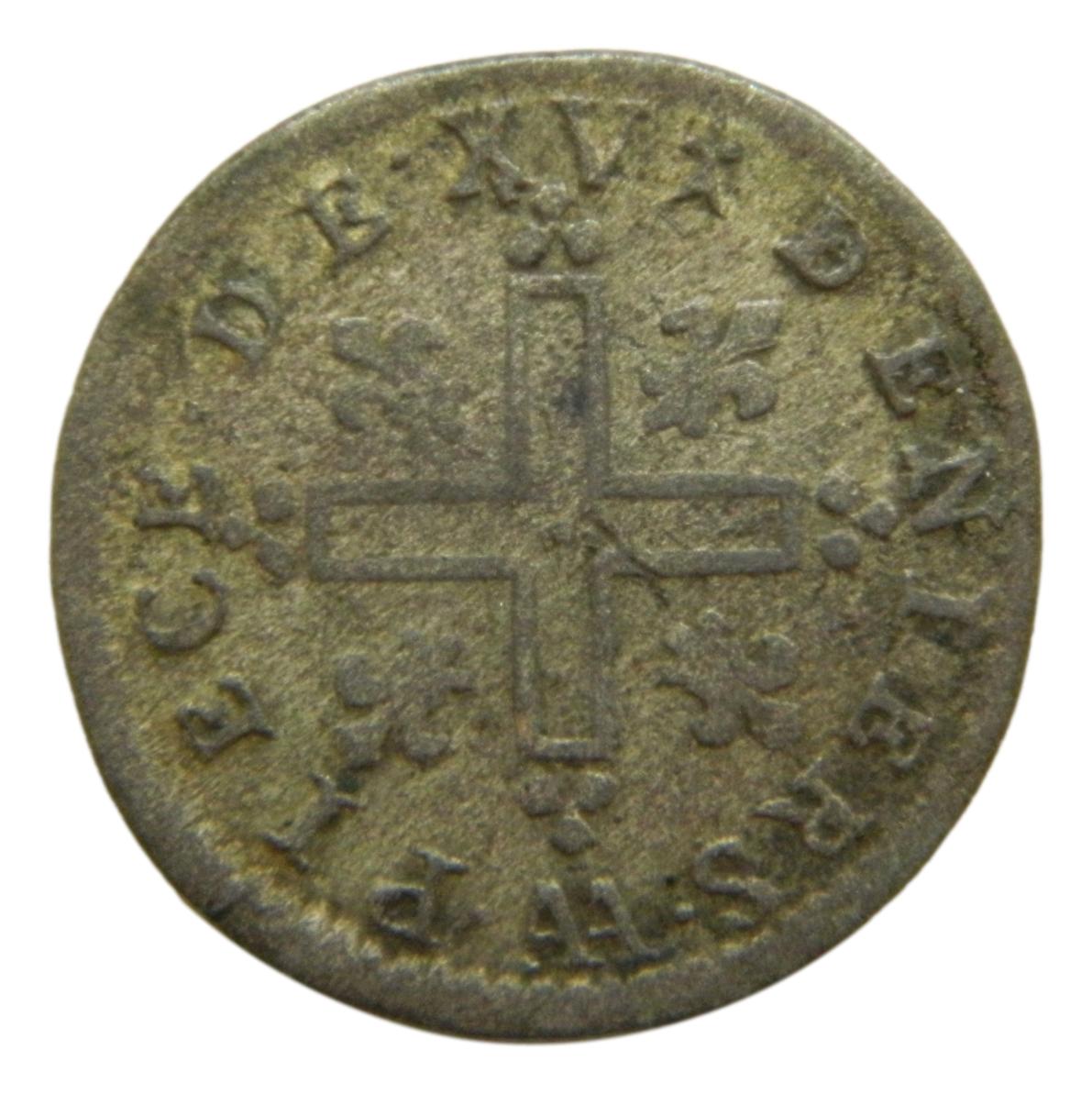 1713 AA - FRANCIA - 15 DENIERS - LOUIS IV - BC - S9/423