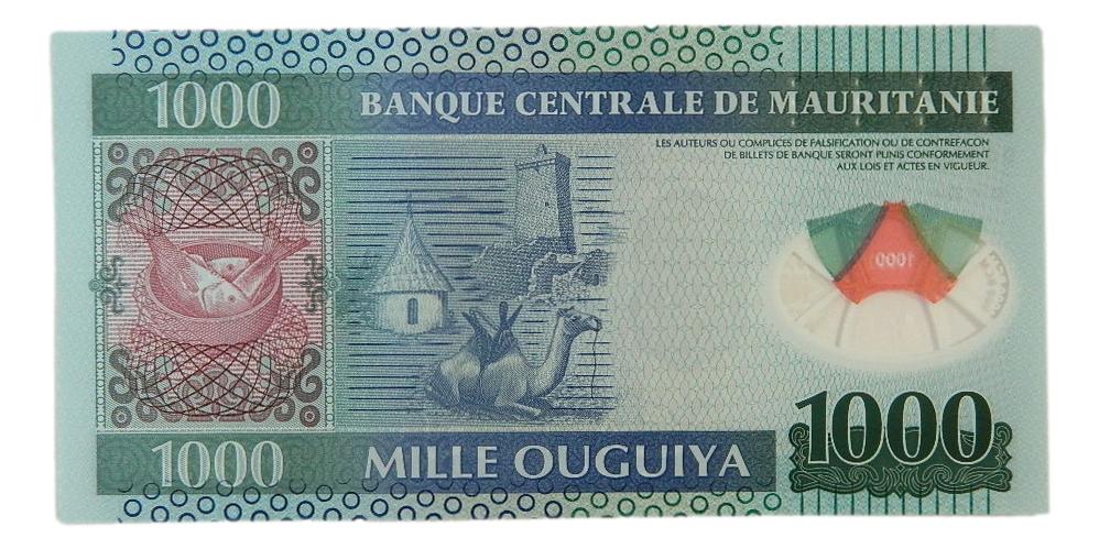 2014 - MAURITANIA - BILLETE - 1000 OUGUIYA - SC