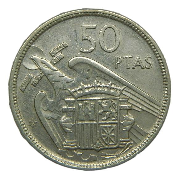 1957 - FRANCO - 50 PESETAS - UNA LIBRE GRANDE