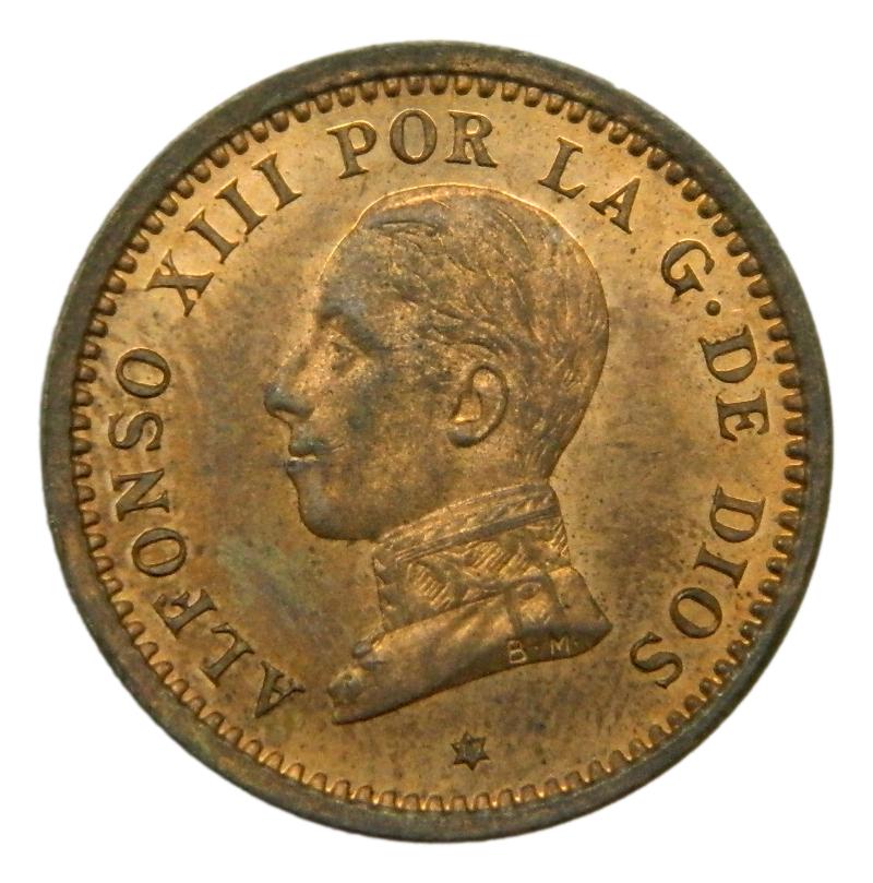 1912 - ALFONSO XIII - 1 CENTIMO - *2 - PCV - SC