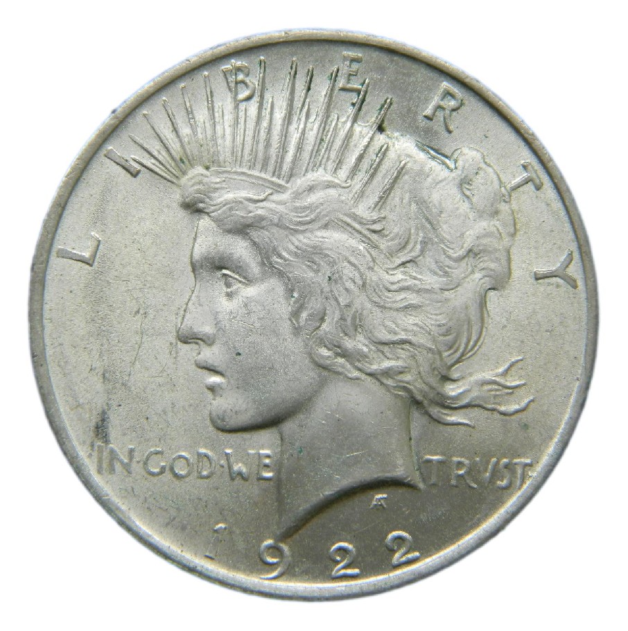 1922 - USA - DOLLAR - PEACE - PLATA - EBC+