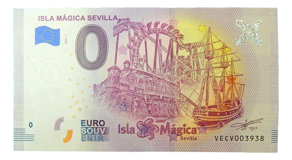 BILLETE 0 EUROS - ISLA MAGICA SEVILLA