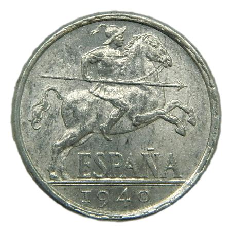 1940 - FRANCO - 10 CENTIMOS - SC