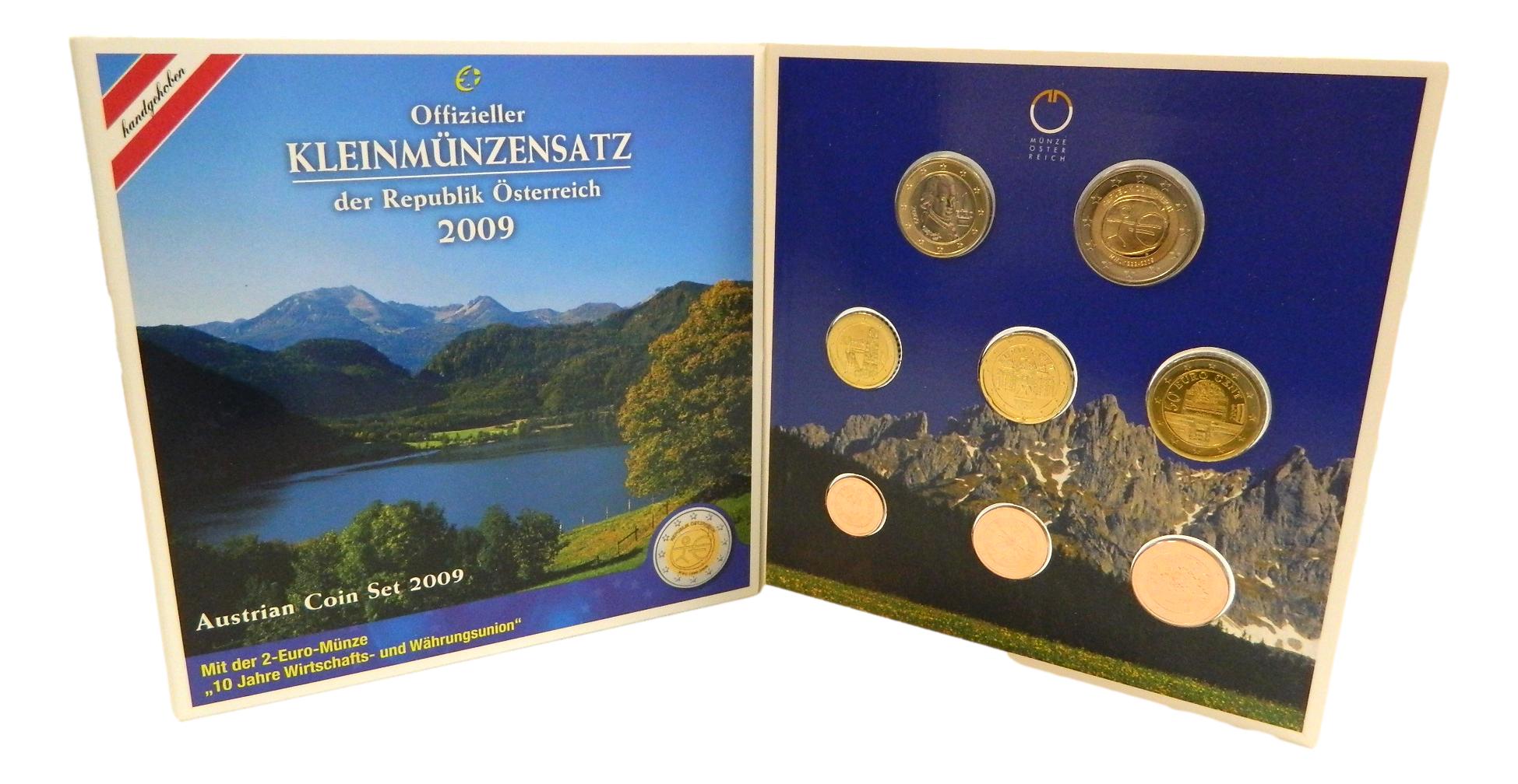 2009 - AUSTRIA - CARTERA EUROS - 8 MONEDAS -  EMU