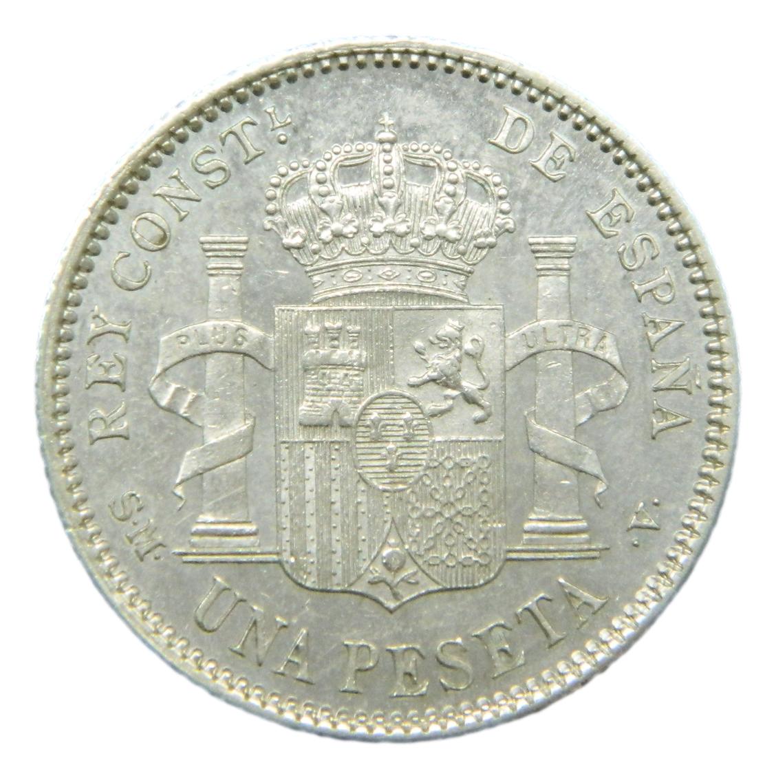 1904 *19-04 - ALFONSO XIII - 1 PESETA - SMV - SC