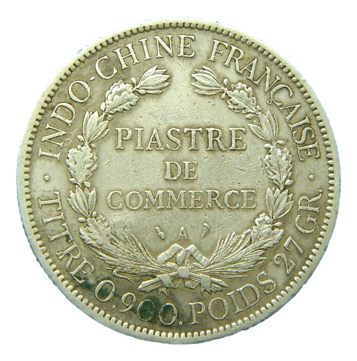 1900 - FRANCIA  INDO-CHINA - 1 PIASTRE - PLATA
