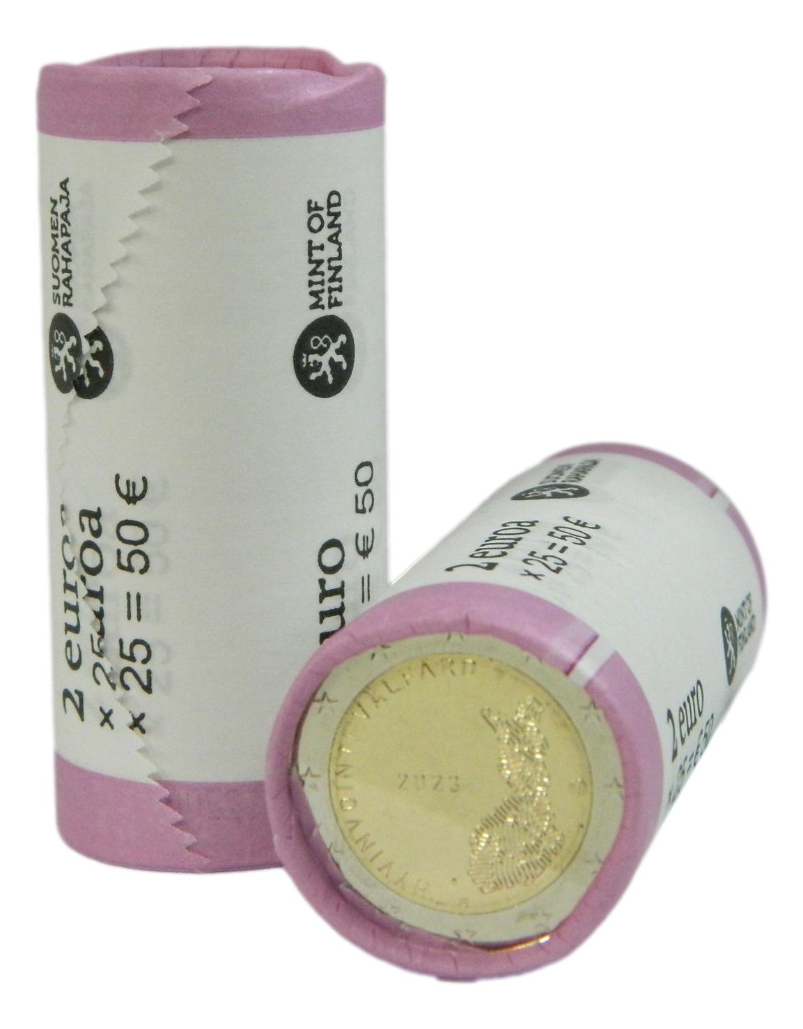 2023 - FINLANDIA - 2 EURO - SERVICIOS SOCIOSANITARIOS - CARTUCHO - ROLLO