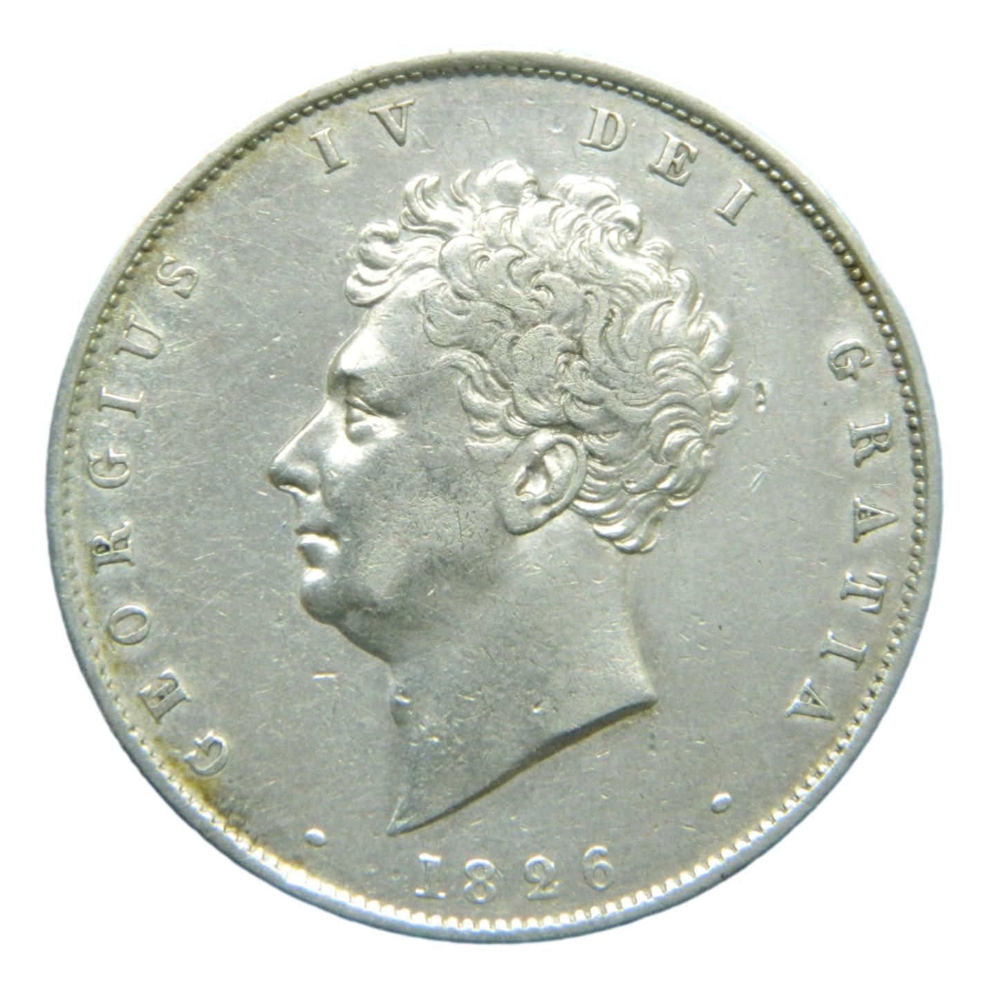 1826 - GRAN BRETAÑA - 1/2 CROWN - GEORGE IV - S9/653