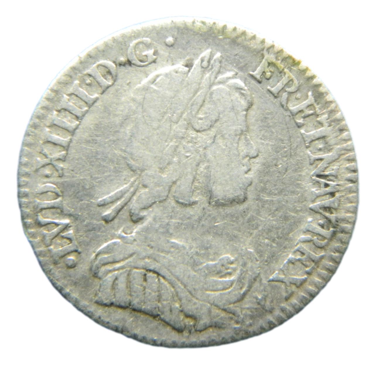 1644 A - FRANCIA - 1/12 ECU - PARIS - LOUIS XIII - MBC - S9/619