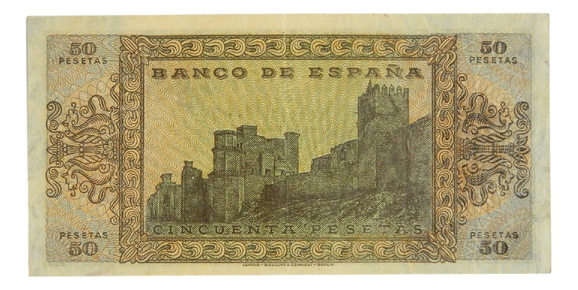 1938 - ESPAÑA - PAREJA BILLETES - 50 PESETAS - MBC