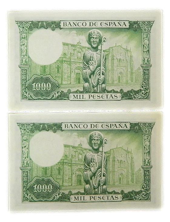1965 - ESPAÑA - PAREJA 1000 PESETAS - SAN ISIDORO - EBC