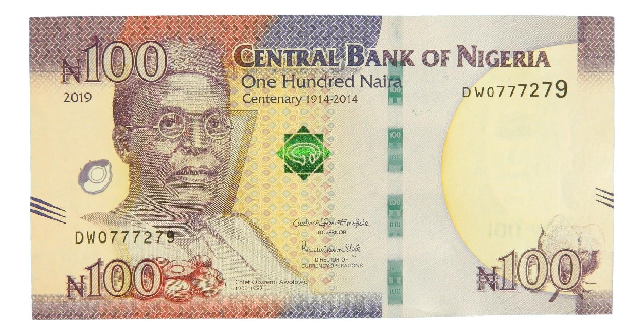 2019 - NIGERIA - BILLETE - 100 NAIRA - SC