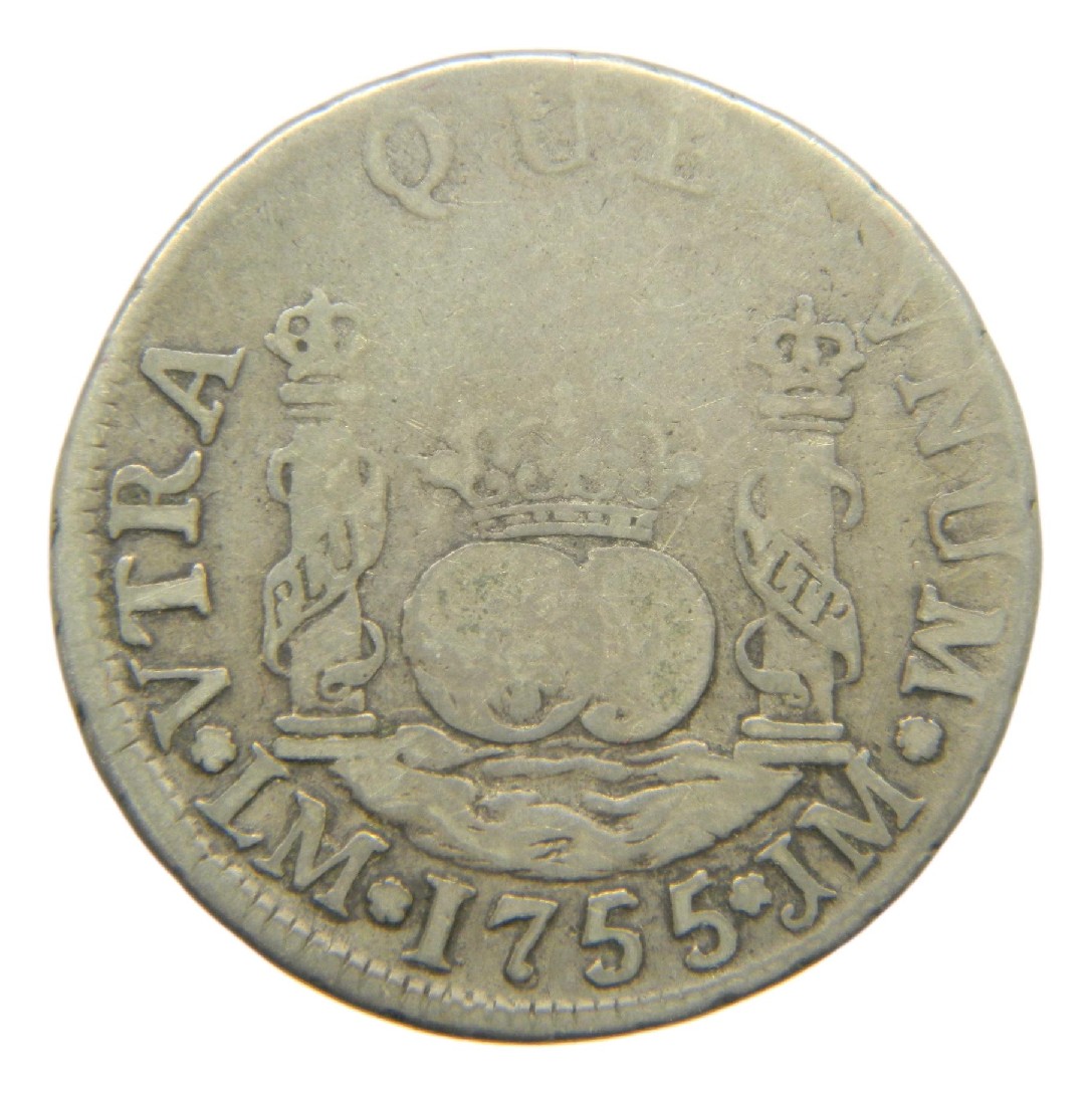 1755 JM - FERNANDO VI - 2 REALES - LIMA - BC