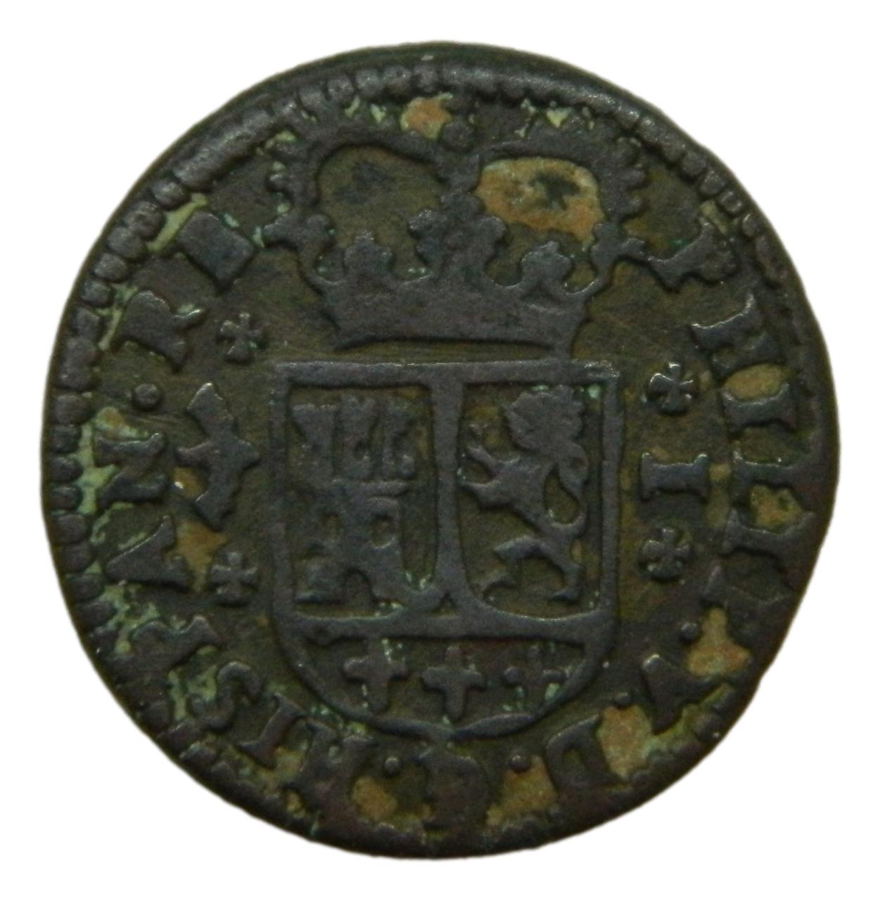 1720 - FELIPE V - 1 MARAVEDI - VALENCIA - BC