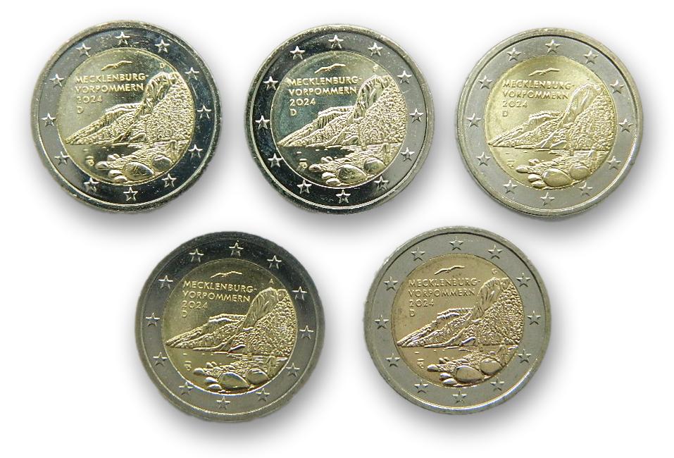 2024 - ALEMANIA - 2 EURO - KÖNIGSSTUHL - 5 CECAS