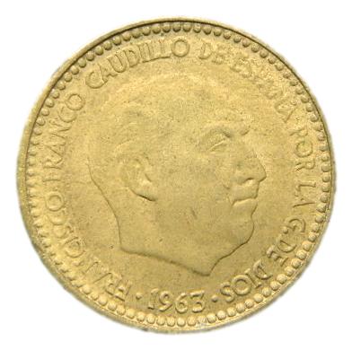 1963 *67 - FRANCO - 1 PESETA - SC