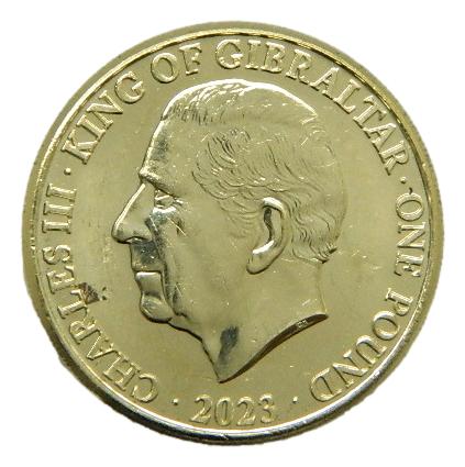 2023 - GIBRALTAR - 1 LIBRA - CHARLES III - 1 POUND