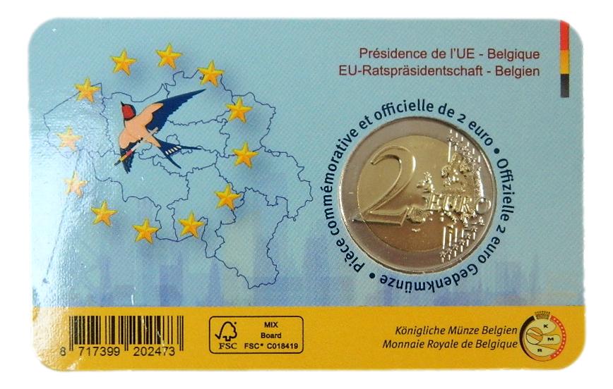 2024 - BELGICA - 2 EURO - PRESIDENCIA UE - HOLANDES - COINCARD