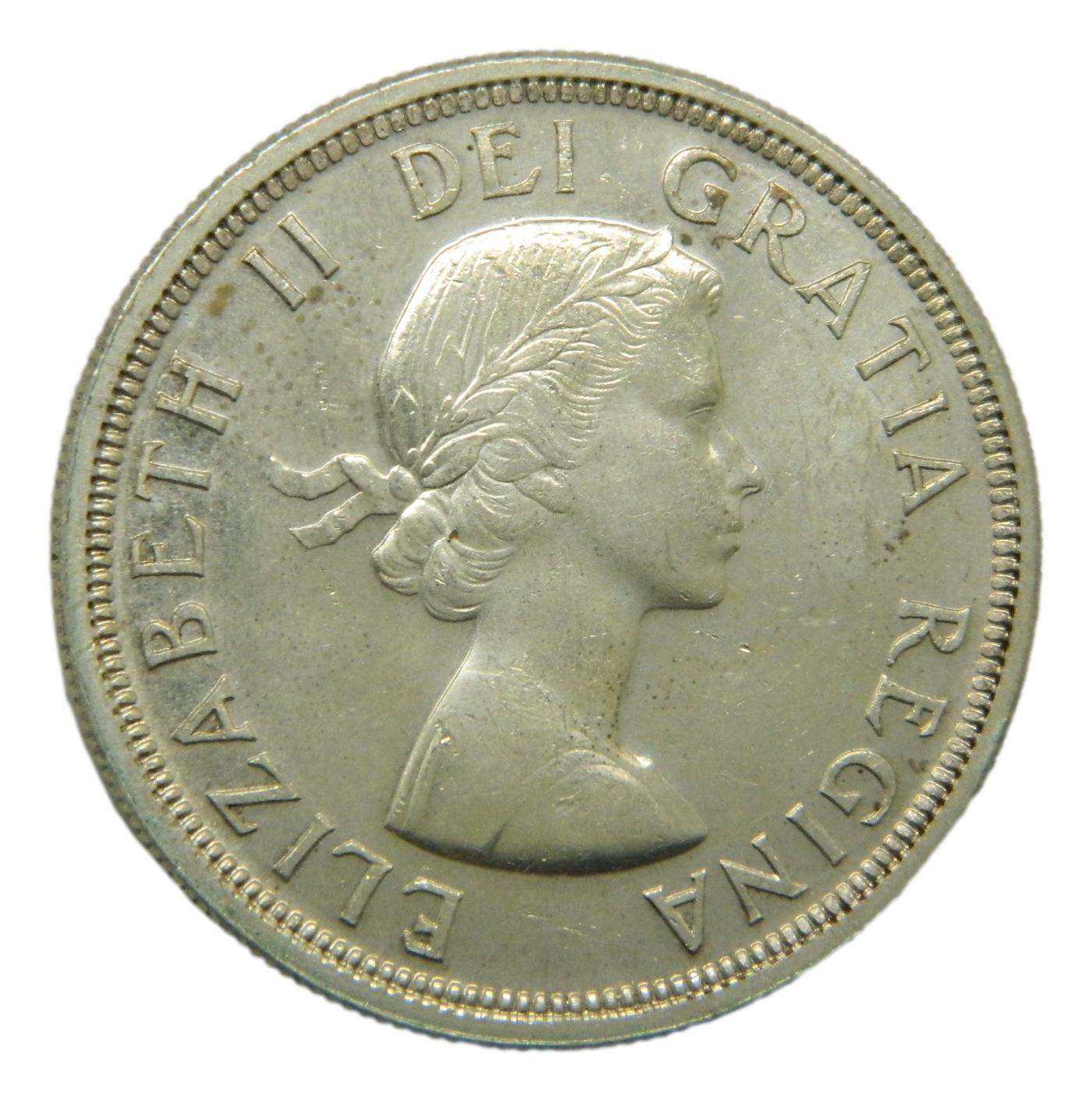 1953 - CANADA - DOLLAR - ELIZABETH II - PLATA