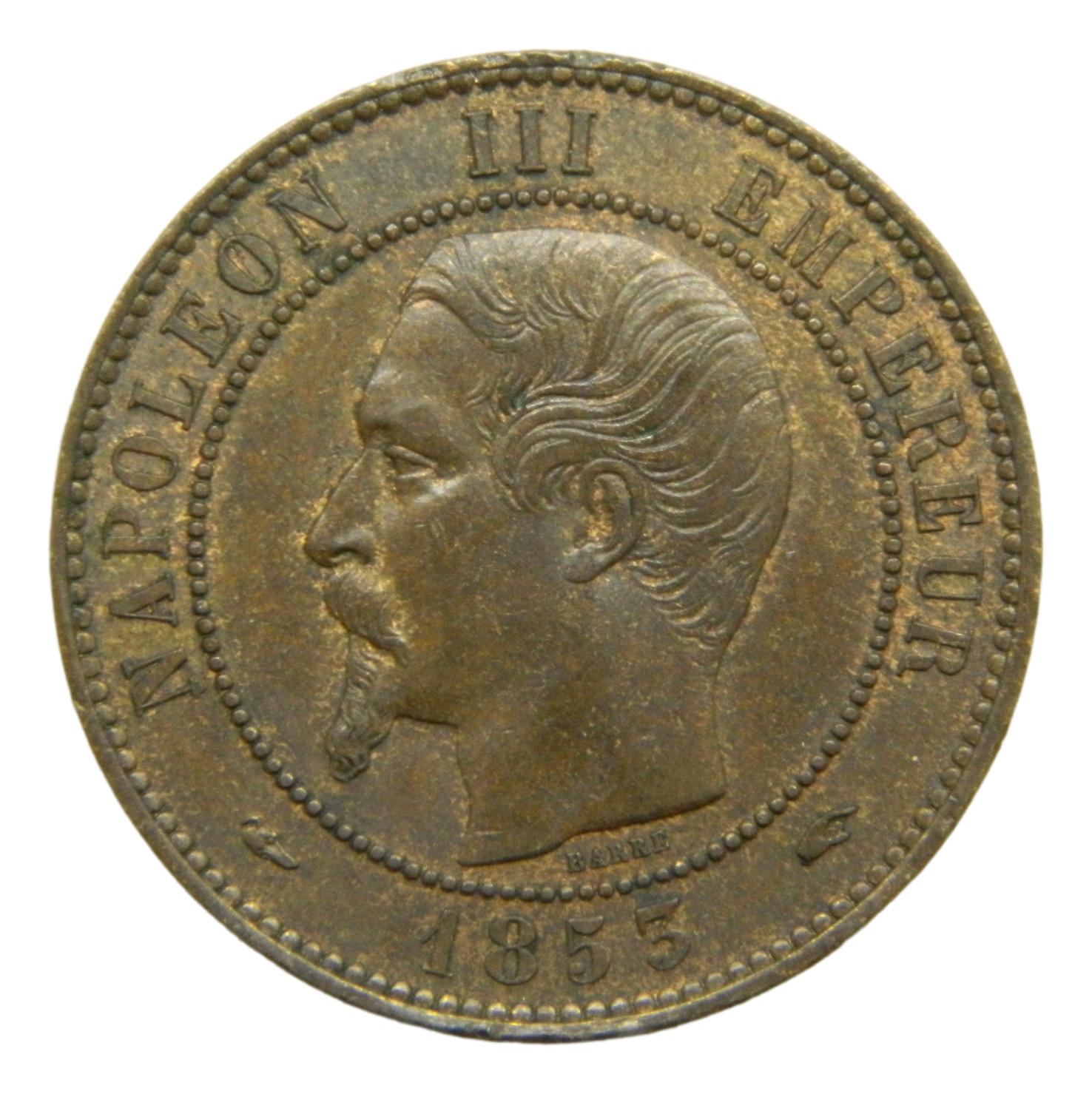 1853 A - FRANCIA - 10 CENTIMES - NAPOLEON III - S9/628