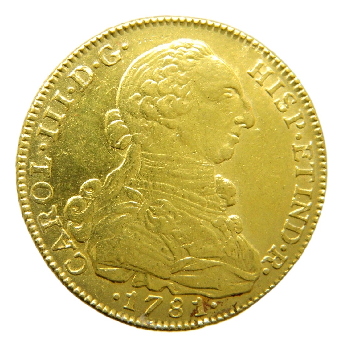1781 JJ - CARLOS III - 8 ESCUDOS - NUEVO REINO - MBC-