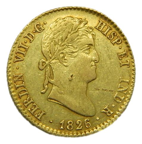 1826 JB - FERNANDO VII - 2 ESCUDOS - SEVILLA