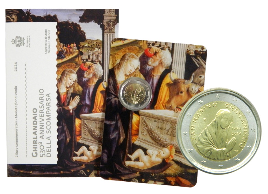 2024 - SAN MARINO - 2 EURO - GHIRLANDAIO
