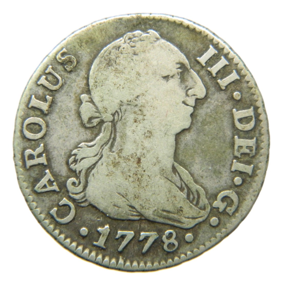 1778 CF - CARLOS III - 2 REALES - SEVILLA - BC