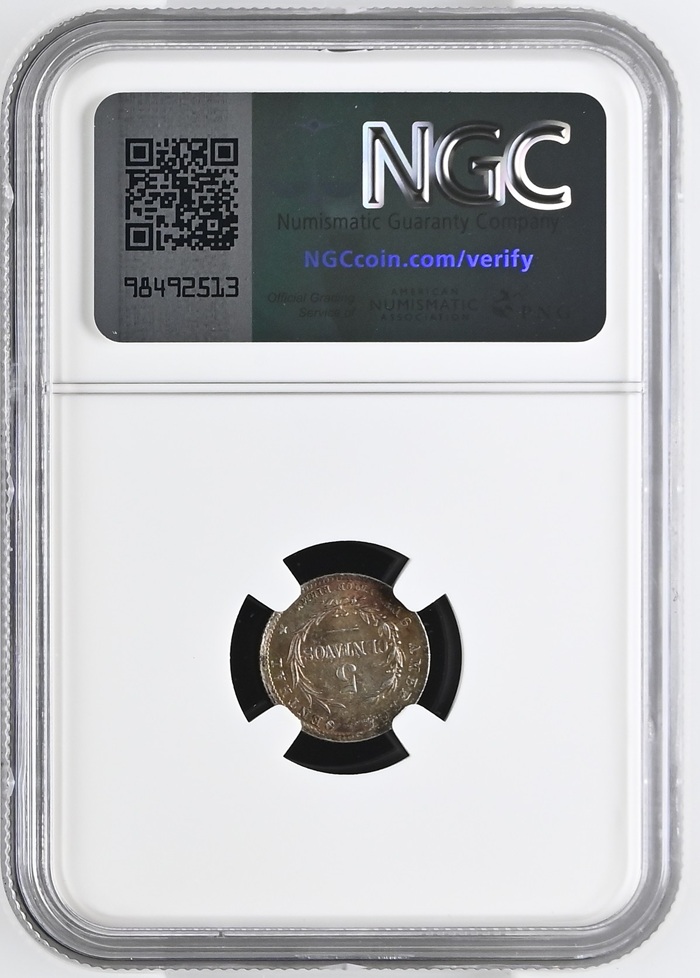 1889 - COSTA RICA - 5 CENTAVOS - HEATON BIRMM  - NGC MS 66