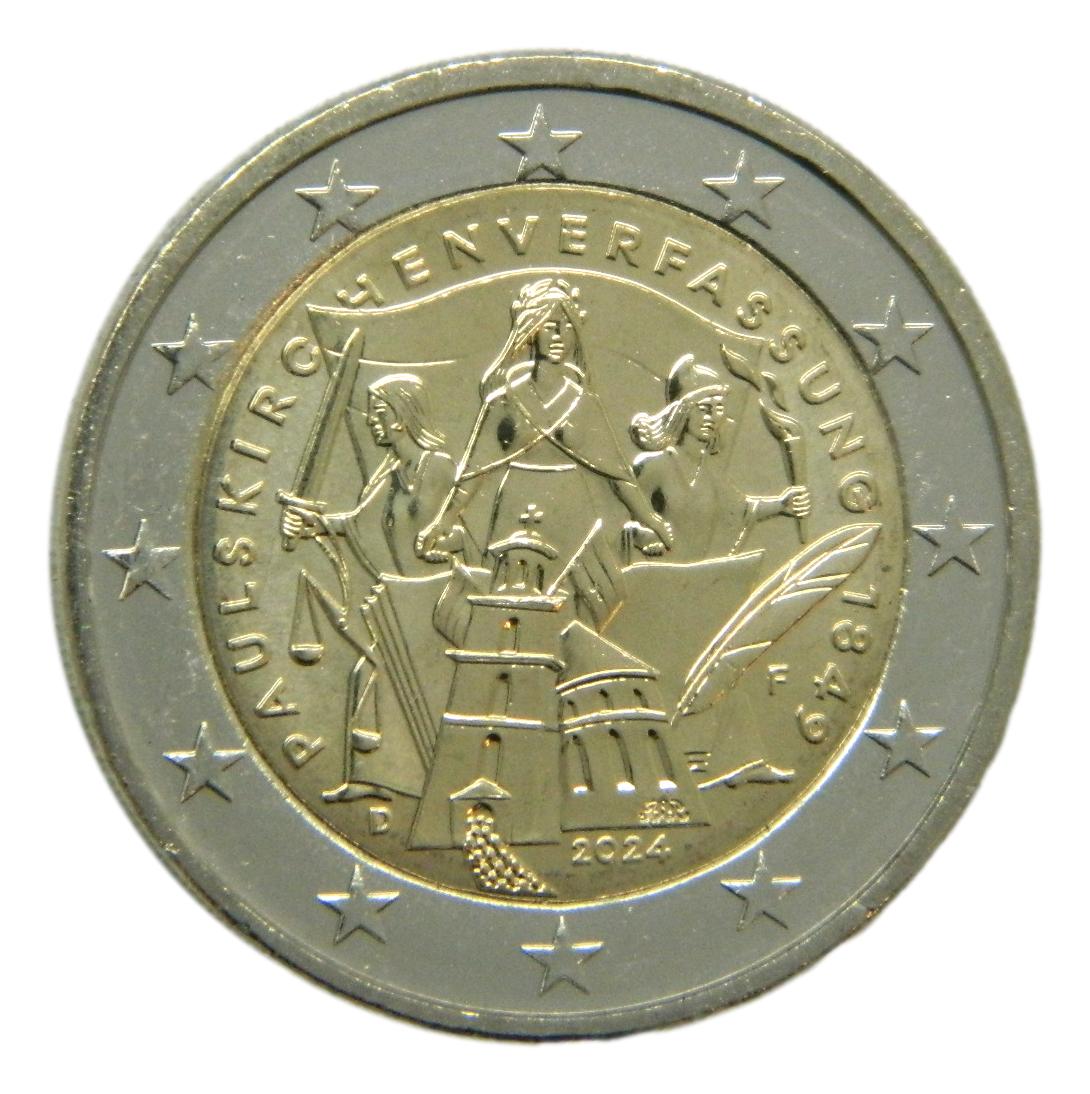 2024 - ALEMANIA - 2 EURO - CONSTITUCION PAULSKIRCHE