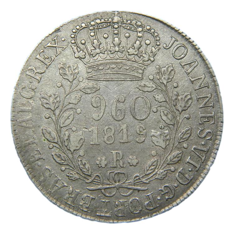 1819 - BRASIL - 960 REIS - RIO - PLATA