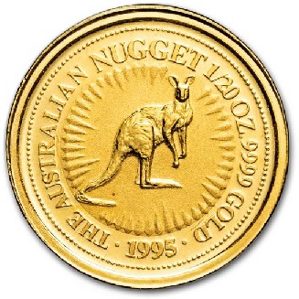 1995 - AUSTRALIA - NUGGET - 1/20 OZ ORO 999 - 5 DOLLARS