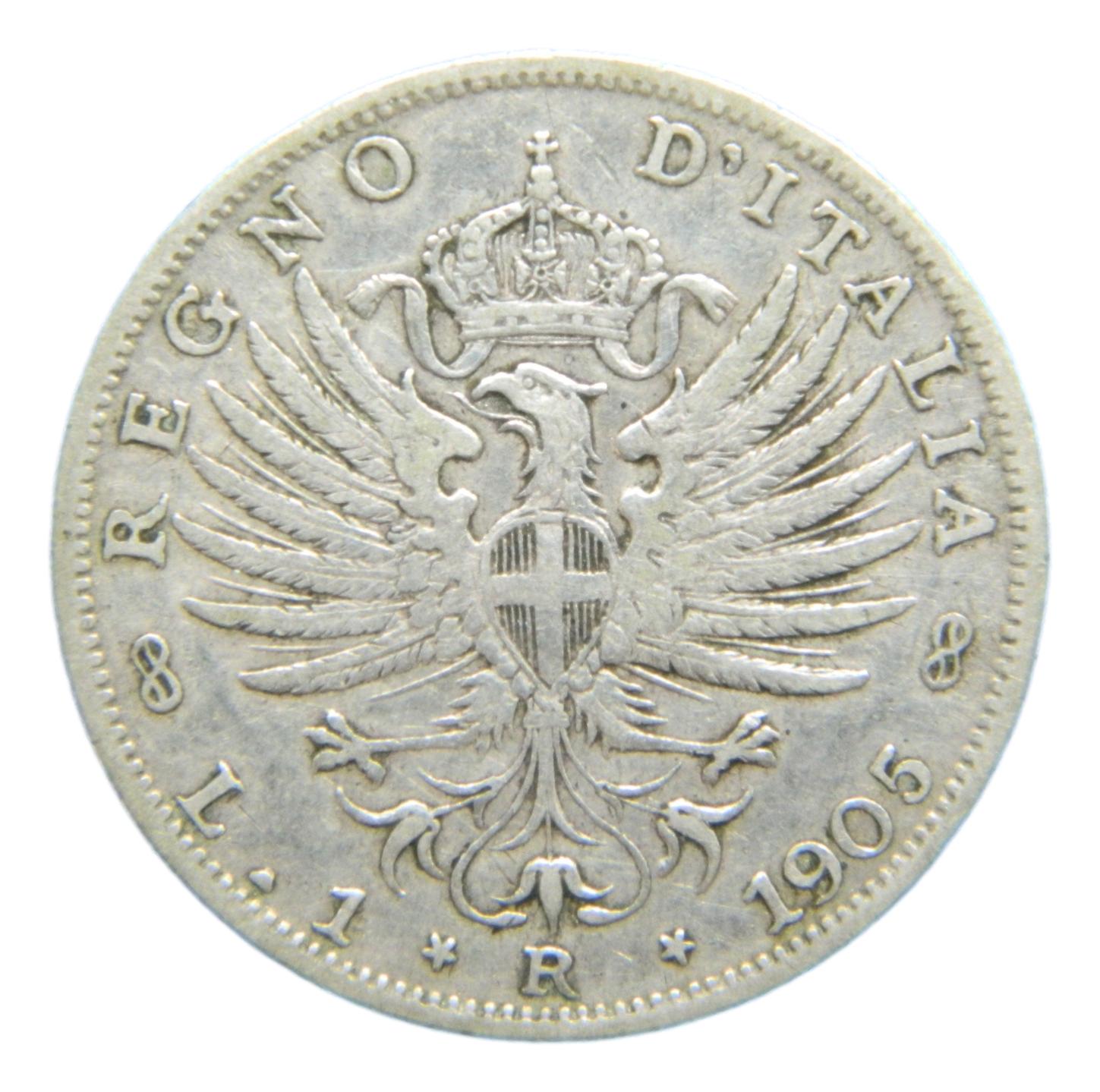 1905 R - ITALIA - LIRA - VITTORIO EMANUELE III - S9/756