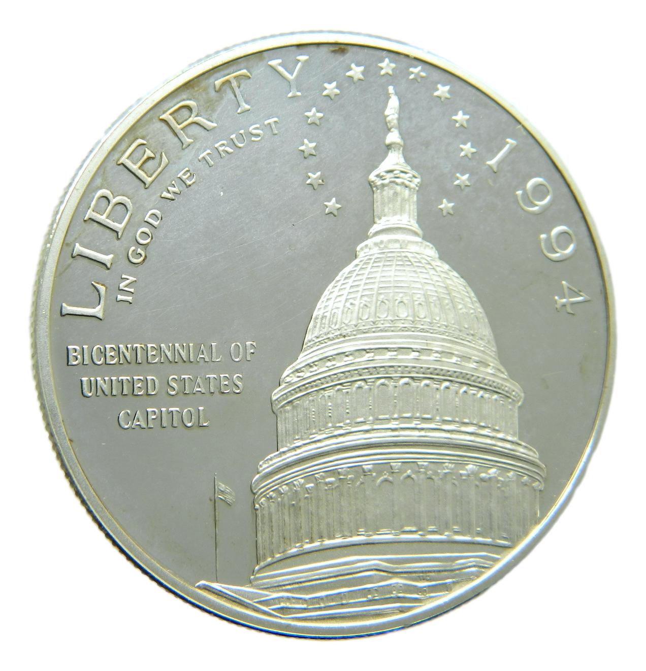 1994 - USA - DOLAR - PLATA PROOF - CAPITOLIO