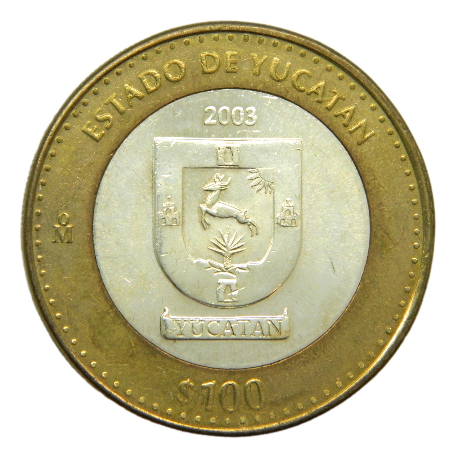 2003 - MEXICO - 100 PESOS - YUCATAN