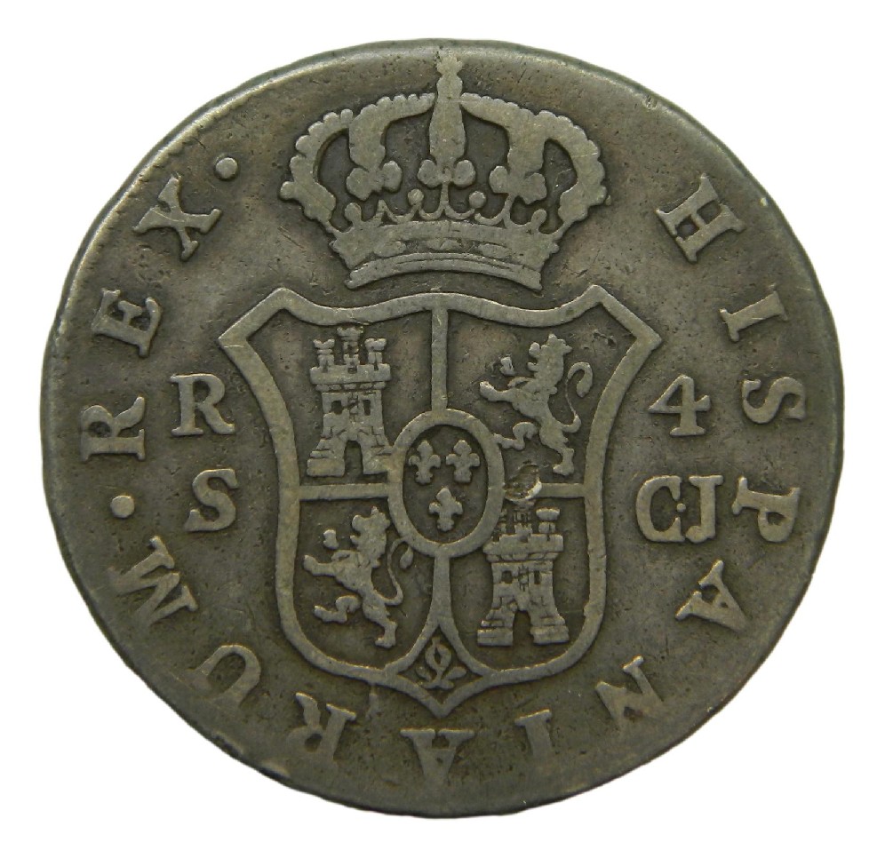 1819 CJ - FERNANDO VII - 4 REALES - SEVILLA 