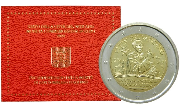2024 - VATICANO - 2 EURO - TOMAS DE AQUINO 