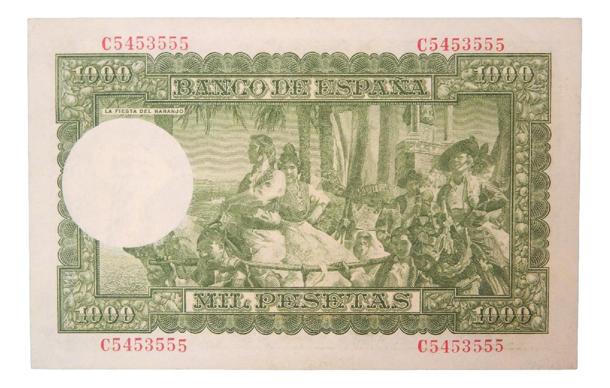 1951 - ESPAÑA - BILLETE - 1000 PESETAS - JOAQUIN SOROLLA - MBC