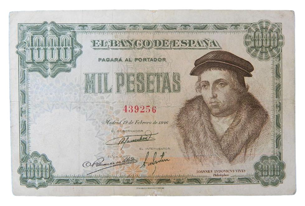 1946 - ESPAÑA - 1000 PESETAS - VIVES - BC