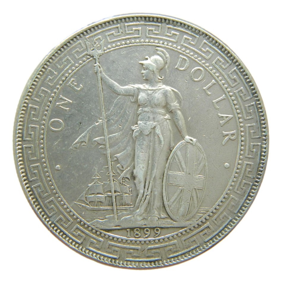 1899 - GRAN BRETAÑA - DOLAR TRADE - PLATA