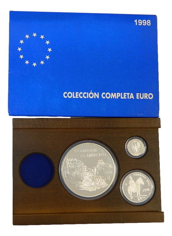 1998 - ESPAÑA - COLECCION EUROS - 3 MONEDAS