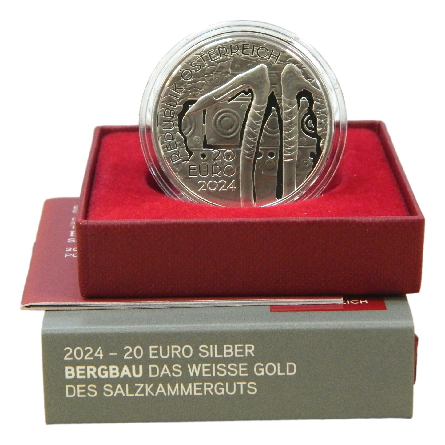 2024 - AUSTRIA - 20 EUROS - MINERIA DE SAL HALLSTATT