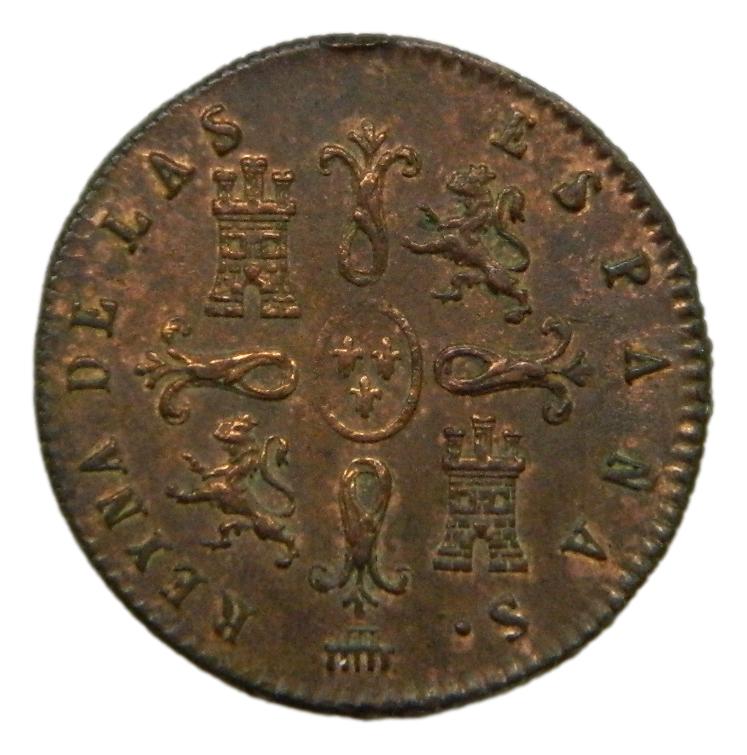 1842 - ISABEL II - 2 MARAVEDIS - SEGOVIA
