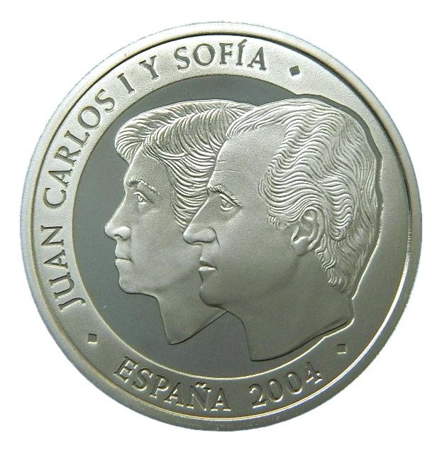 2004 - ESPAÑA - 10 EURO - FELIPE Y LETIZIA - SIN CARATULA