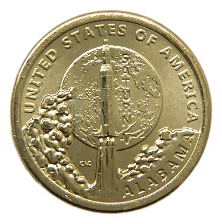 2024 D - USA - 1 DOLAR - INNOVATION - ALABAMA - SATURN V